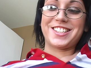 Bubble Butt Brunette Student Riley Fucked - Riley Mason amateur pov hardcore