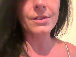 Soft Blue Dress, No Bra - Natural Tease in the Light