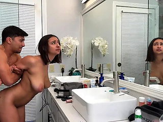 Free Use My Step Sis while Shes Doing Her Make Up - Hailey Rose (ig: @haileyr...