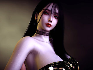 Beautiful stepsister with sexy suit