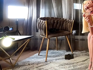 Perfect Body Big Boobs Big Ass Hot Beauty Gives the Impossible Handjob with Multiple Cumshots and Orgasms After Long Edging