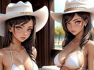 Sexy Anime Bikini Girls Pinups