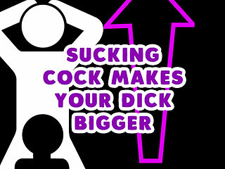 AUDIO ONLY - Sucking dick makes your dick bigger