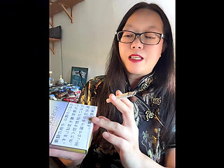 Chainsmoking Asian Confessions: Smoking 3 Cigarettes in Sexy Silk Cheongsam and Long Cigarette Holder