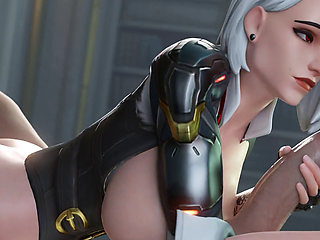 Ashe & D.va From Overwatch - 3D Animation