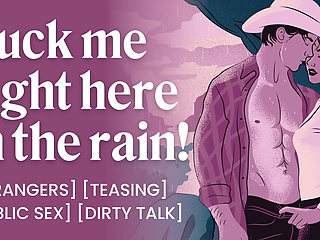 ASMR Audio Porn: Risky Rainstorm Fuck With a Cowboy Stranger - Public Sex & Teasing - Erotic Audio Roleplay for Women