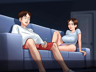 Lewd Hentai Game with Footjob and Full Sex Creampie