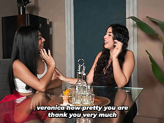 Step Mom Teaches Teen & Boyfriend Hot Threesome Sex - Latina MILF Linahenaossx & Veronica Montiel