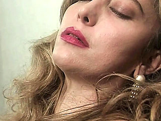 Moana Pozzi Licks Boss Pussy and Gets Fucked Doggystyle in Vintage Italian Scene