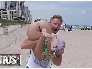 Ria Rox And Cleo Vixen Get Nude While Playing Beach Volley, Then Share A Pair Of Dicks