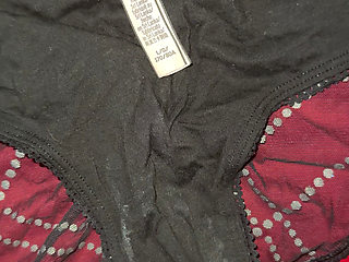 Cum on wife's panties 54