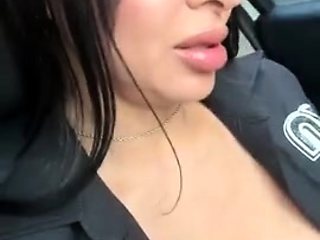 Big boobs milf masturbates with her dildo