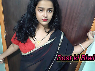 Dost ki beautiful wife wanted revenge sex because she caught her husband cheating with his office colleague