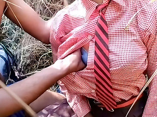 Desi Schoolgirl HotSihvani63 Fucked Hard in Jungle by Indian Big Cock