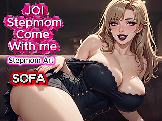 JOI Stepmom Soaked Sofa Play Come with me 100% You'll cum - Dirty Talk
