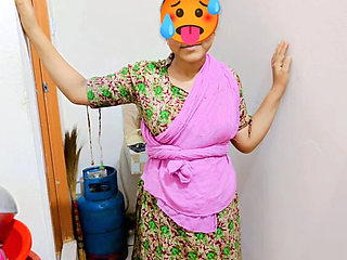 Hot Indian Maid Fucked Hard While Cooking - Desi Housemaid Sex