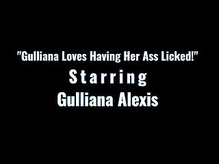 Big Booty Latin Gulliana Alexis Gets Booty Ate for All Anal!