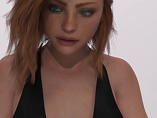 New Neighborhood - V0.4 - Violet Wore Lingerie and Did Sexy Poses