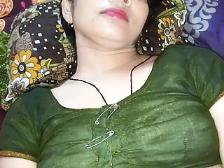 Janvibhabhi Hot Indian Stepmom Fucks Hard - Hindi Audio Blowjob Doggy Style Homemade Sex