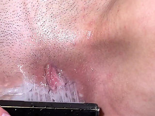 Creampie Collection! Showering My Pussy Close-up!