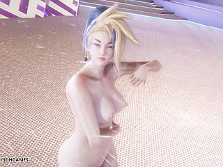 Aespa - Drama - Akali Sexy Striptease