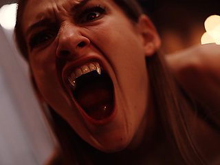 Sassy Tiffany Tatum and Leana Lovings - lezdom trailer - Vampired