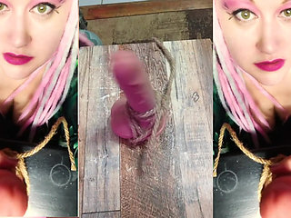 Tied up Cock and Balls JOI with Ball Punching