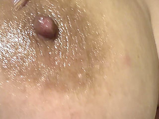 oils her huge tits very delicious that nipple