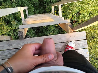 Marking My Territory with Piss - Pee on Stairs