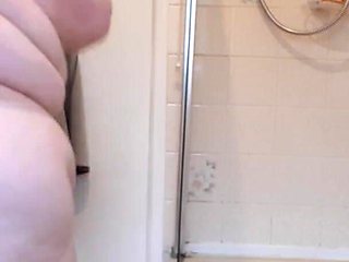 Ssbbw nude cleaning bathroom fat tummy