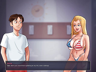 hot aunty make seen in summertime saga