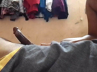 Husband and wife having sex at home