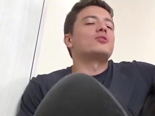 Cuckold Lick Her Lover Cum From Kiffa Soles After Cathes They Fucking