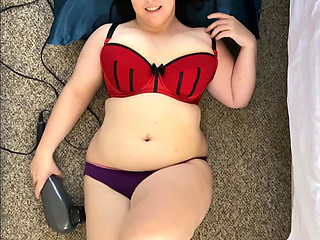 Quick and Sneaky Orgasms - Powerful Massager - Denim Jeans, Bra, and Panties