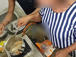 Desi Bhabhi Neha Rani Gets Fucked Hard in Kitchen While Mopping