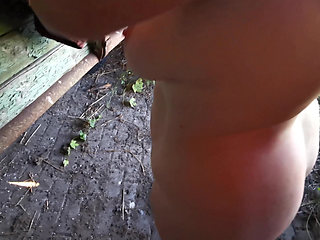 Vagina and Breasts Beat in the Stable