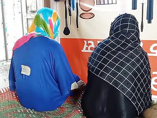 Two Muslim Hijab College Girl Sex with Muslim Boy