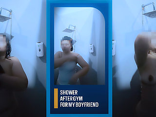 Showering at Gym Bathroom for My Lovely Boyfriend - Minokiiko