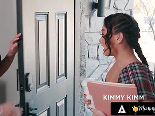 MOMMY'S GIRL - MILFs Sheena Ryder & Little Puck Take Turns FACE FUCKING Clumsy Petite Kimmy Kimm