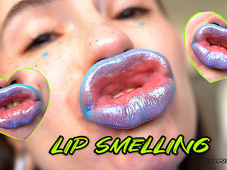 Angelic Lips Smelling Cock Tease