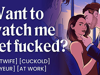 ASMR Audio Porn: Wife Fucked by Husband's Boss While He Watches - Hotwife, Cuckold & At Work - Erotic Audio Roleplay for Women