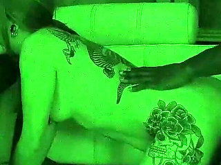 Young Amateur in a Dark Room Has Sex with Two Strangers. Threesome and Interracial Sex with Lorena Lopes on Fakings Black Fix