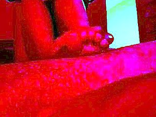 Amateur Foot Fetish Girlfriend Sucks and gives a Footjob