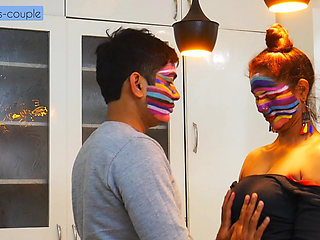 Lonely Housewife Calls Househelp to Cook and Fuck in Kitchen 1