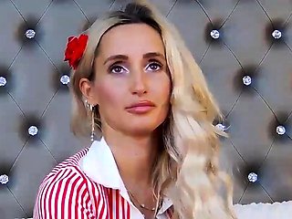 Horny Blonde In Solo Masturbation