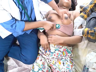 Big boob Indian baddy has her hairy pussy fucked by a doctor