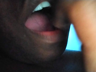 Let's see how deep my fingers go Teen(18+) shoves her fingers down her throat.