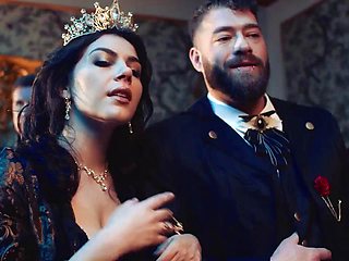 Redhead Babes Anal Cumshot at High Society Party