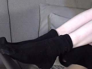 Ashley's Feet in Your Face - Dreamgirls in Socks