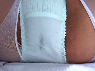 The Middle-aged Man and the Angel in White